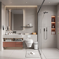 Modern toilet 3d model