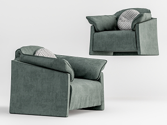 Modern single sofa 3d model