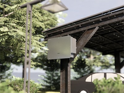 Inverter bracket suspension bracket photovoltaic carport 3d model