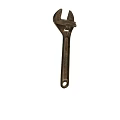 Hardware Tools Industrial Adjustable Wrench with Durable Metal Construction and Adjustable Jaw for Repair