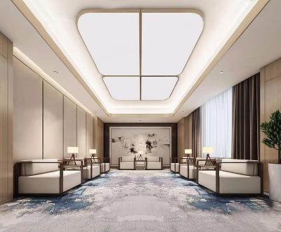 Reception Room 3d model