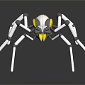 Robot Spider Robot Mecha Spider Science Fiction Spider Mechanical Spider Battery Spider Tower Defense 3d model