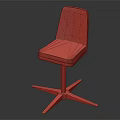 Modern Teal Leisure Chair With Padded Seat And Backrest Metal Swivel Base For Comfortable Seating