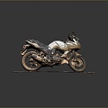 Motorcycle Two-wheeled Motorcycle Cross-country Motorcycle Road Race Motorcycle Motor Vehicle Transport 3d model