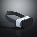 White And Black Virtual Reality Headset Electronic Device For Immersive Experience