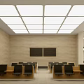 Bright Modern Hospital Outpatient Clinic Interior With Green Plants And Natural Light