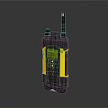Wireless Doorbell With Black And Yellow Design Digital Display Showing 88 And Antenna