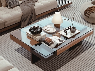 Modern coffee table 3d model