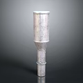 Durable Automotive Tapered Metal Tubular Component With Silver Finish For Vehicle Applications