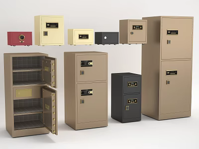 Modern Safe Safe 3d model