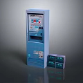 Commercial Change Machine With Digital Display Panel And Coin Dispensing Storage Boxes