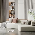 Modern Multiplayer Sofa 3d model
