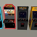 Modern game machine video game entertainment machine 3d model