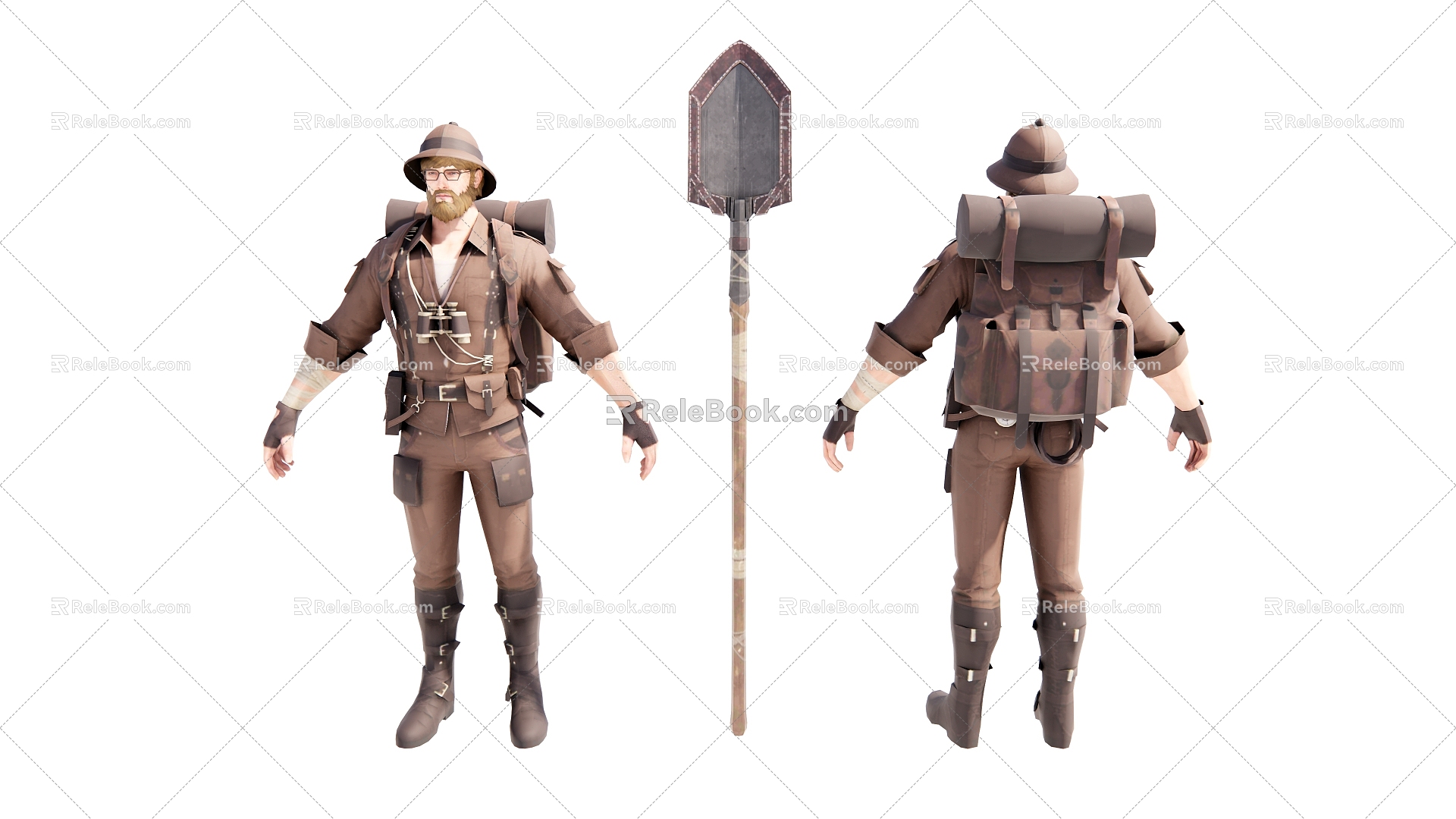 Adventurer Explorer Miner model