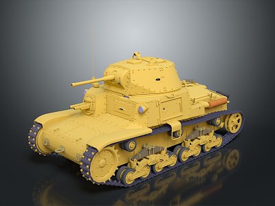 Light Tank Light Armored Tank Modern Tank World War II Tank World War I Tank Heavy Tank 3d model