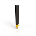 Black Pen with Golden Tip for Daily Household Use and Writing