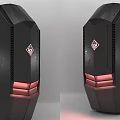 Modern mainframe computer chassis 3d model