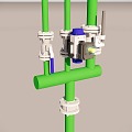 Pipe switch meter 3d model