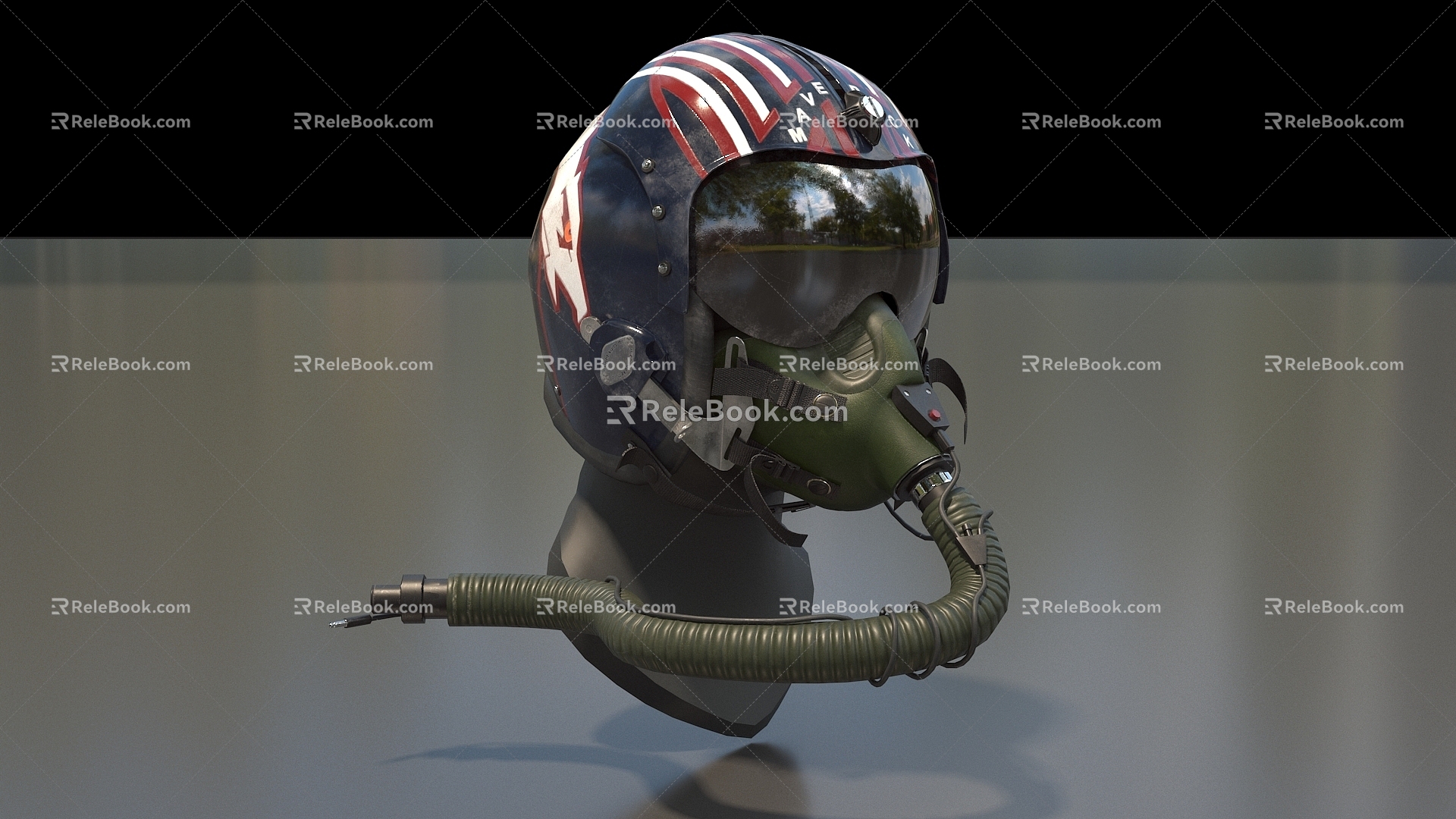 Pilot Helmet Helmet Flight Helmet Flying Helmet Low Face Number Low Model Simple Model Game Sub-era Film and Television Level Super Realistic High Precision 3d model