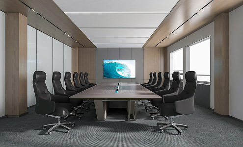 Modern Conference Room 3d model