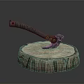 Tomahawk Axe Wooden Axe Handle Axe Mountain Axe Chopping Wood Axe Chopping Wood Axe Magic Axe 3d model