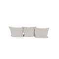 Cozy Beige Decorative Pillows With Geometric Circular And Striped Patterns for Modern Sofa