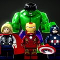 Toy Handset Lego Figure Avengers Figure 3d model