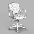 Ergonomic Medical Chair With Black And Red Upholstery Armrests And Metal Base
