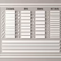 Various Types of Gypsum Moulding Including Ceiling Corner Waist Skirting and Cabinet Top Lines
