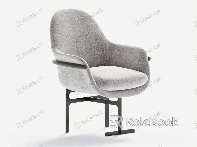 Modern Dining Chair Single Chair Leisure Chair model