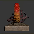 Cuttlefish Squid Cuttlefish Squid Octopus Beads Squid Octopus Heart-fin Whip Squid 3d model