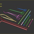 clamp forceps 3d model