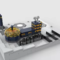 LEGO toy building blocks factory 3d model