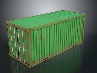 Container Cargo Box Cargo Box Trunk Box Luggage Leather Box Leather Box Container 3d model