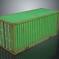 Container Cargo Box Cargo Box Trunk Box Luggage Leather Box Leather Box Container 3d model