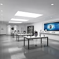 Modern Mobile Phone Store Apple Mobile Phone Store 3d model