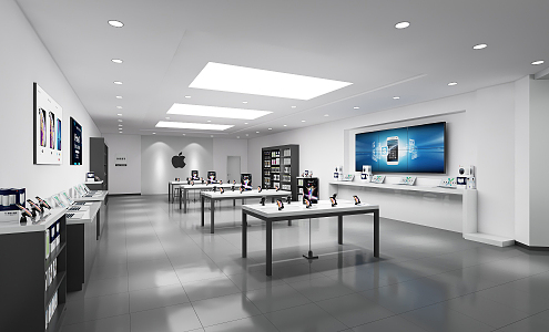 Modern Mobile Phone Store Apple Mobile Phone Store 3d model