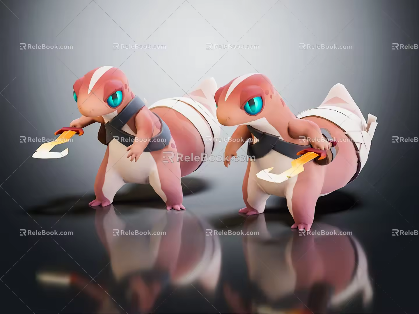 Modern Game Character Little Monster Little Monster 3d model