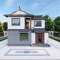 chinese architecture 3d model