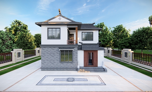 chinese architecture 3d model