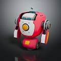 Modern Robot Assistant Small Robot Butler 3d model