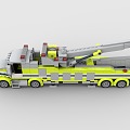 Lego toy building blocks engineering truck crane 3d model