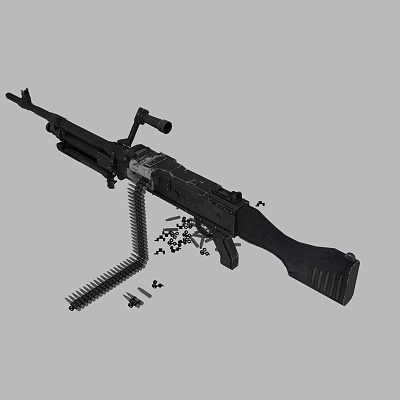 Modern Machine Gun General Machine Gun 3d model