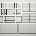 windows casement windows doors and windows floor-to-ceiling windows push 3d model