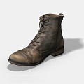 Women's modern boots 3d model