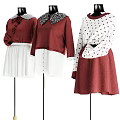 Modern Model Clothing Model 3d model