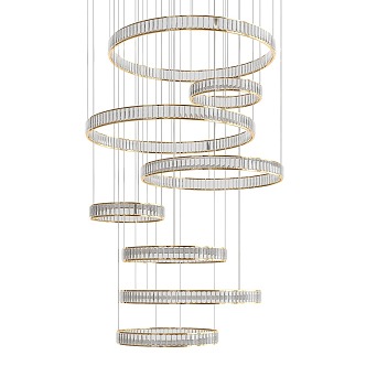 Modern Chandelier 3d model