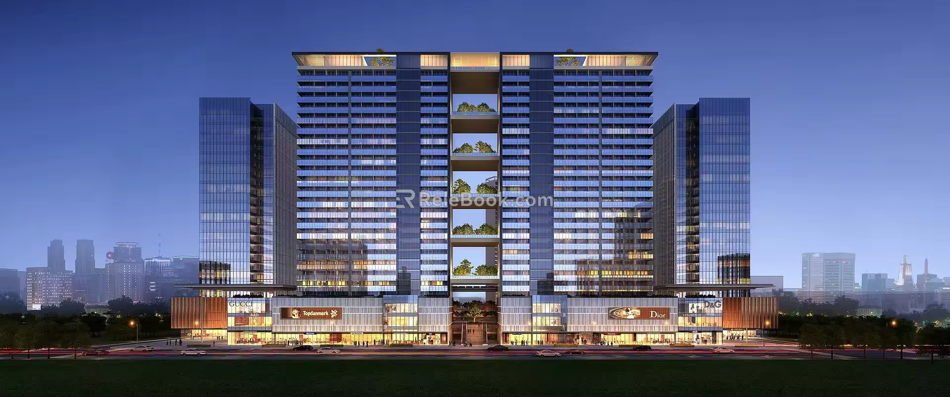 Modern style complex 3d model