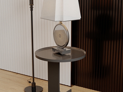 Table lamp table lamp side model