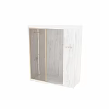 Modern Shower Sauna Interior Design With Marble Tiles Glass Enclosure And Gold Faucet
